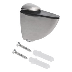 ZAMAK držiak pre sklenené police, sklo 5 - 10 mm, Al/Zn ZAMAK držiak pre sklenené police, sklo 5 - 10 mm, Al/Zn